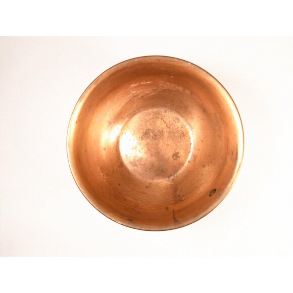 Vintage 7" copper mixing bowl, USA made Copper-craft Guild vintage home decor, - Picture 7 of 10
